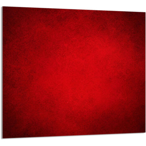 PANNEAU DE VERRE POUR CUISINE 65x60 Rouge