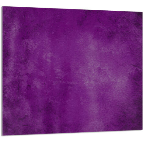 PANNEAU DE VERRE POUR CUISINE 65x60 Violet