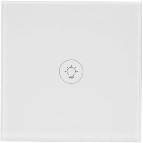 Panneau de Verre Télécommande sans Fil, Fonction de synchronisation Interrupteur d'éclairage Intelligent Télécommande sans Fil ABS Verre trempé pour Salon pour Chambre