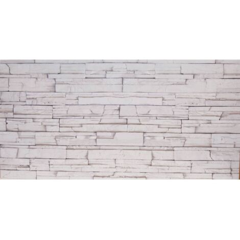 Panneau décoratif 50x100 cm dis. pièces en pierre : 15 - Salon