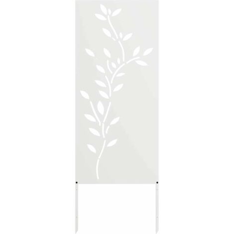 Panneau décoratif de jardin Blanc 50 x 140 cm CFW945008