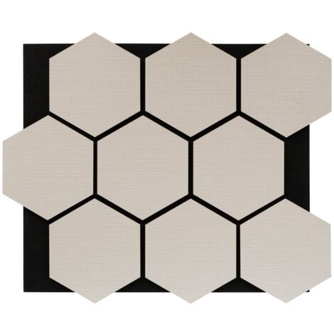 Panneau décoratif mural Clint beige lin 56x69cm - Atmosphera créateur d'intérieur