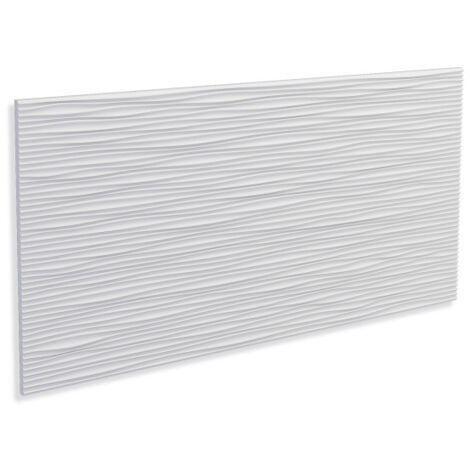 Panneau décoratif mural polyuréthane 12 x 380 x 760 mm – Résistant aux chocs – Installation facile – Pour rénovation intérieure – Decoflair