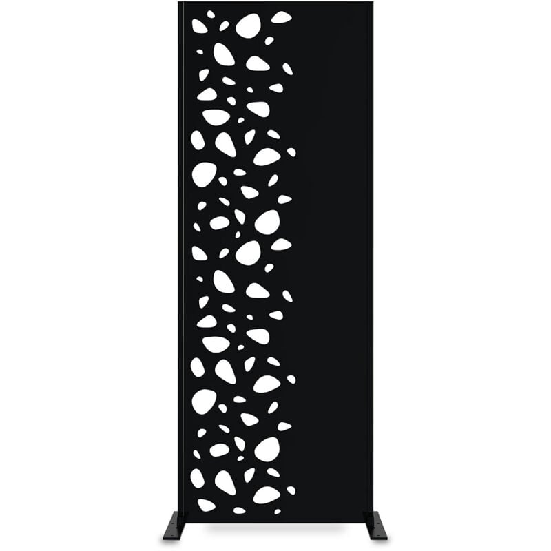 Casanoov - Panneau décoratif sunny noir H.160cm motifs côté gauche