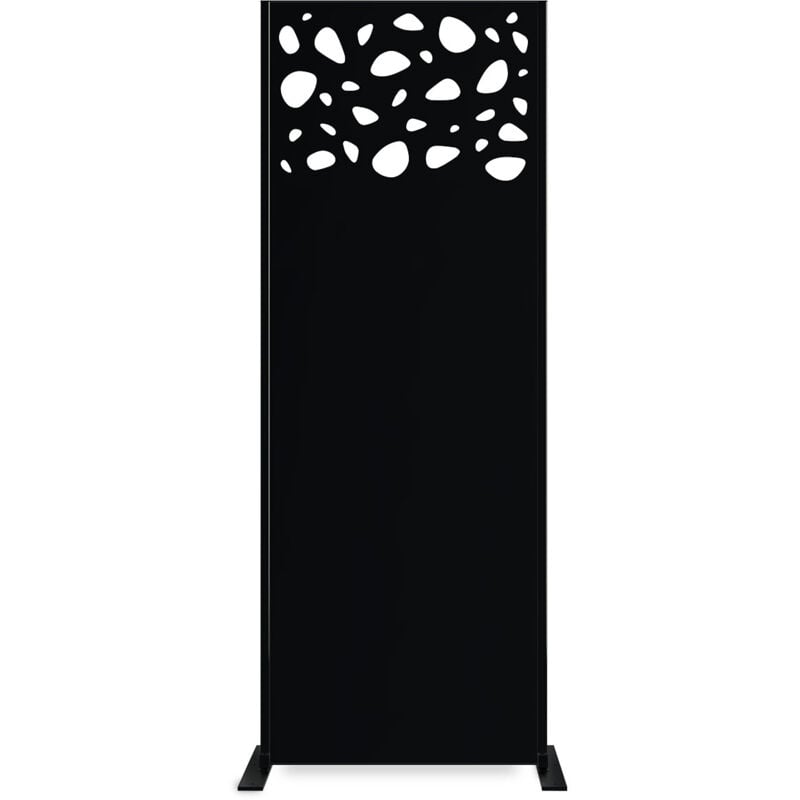 Casanoov - Panneau décoratif sunny noir H.160cm motifs sur le haut