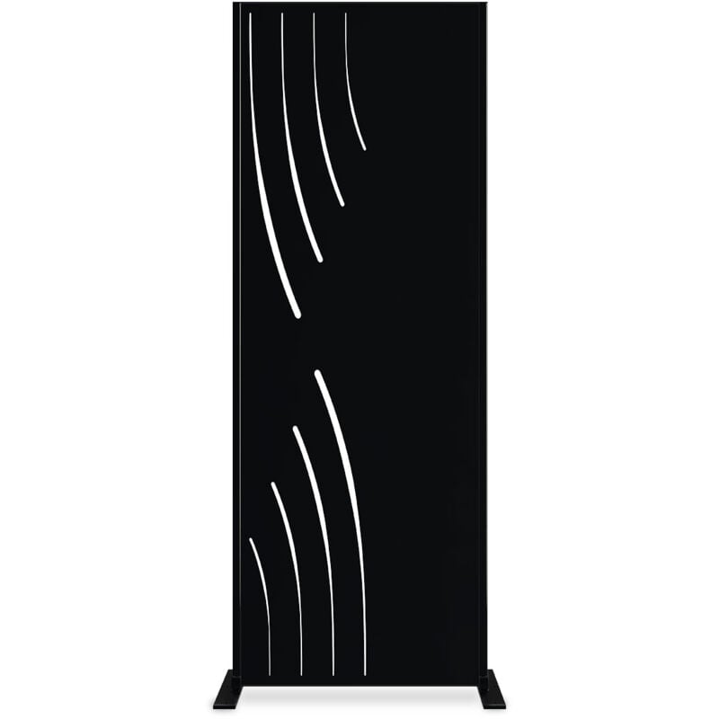 Casanoov - Panneau décoratif veleta noir H.160cm motifs côté gauche