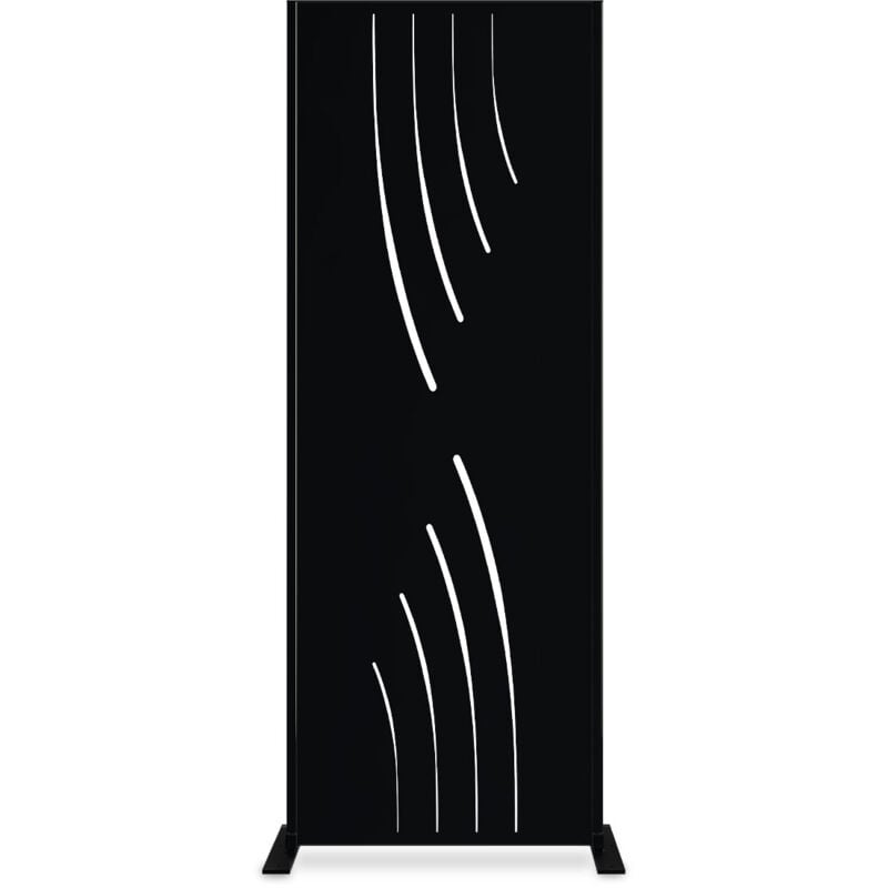 Casanoov - Panneau décoratif veleta noir H.160cm motifs intégral