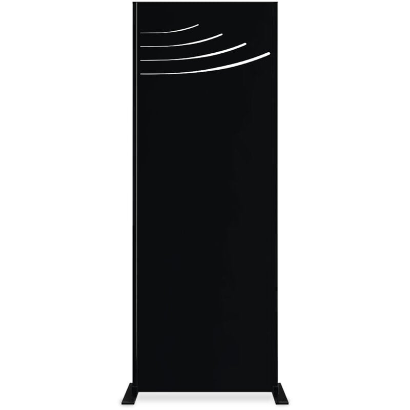 Casanoov - Panneau décoratif veleta noir H.160cm motifs sur le haut