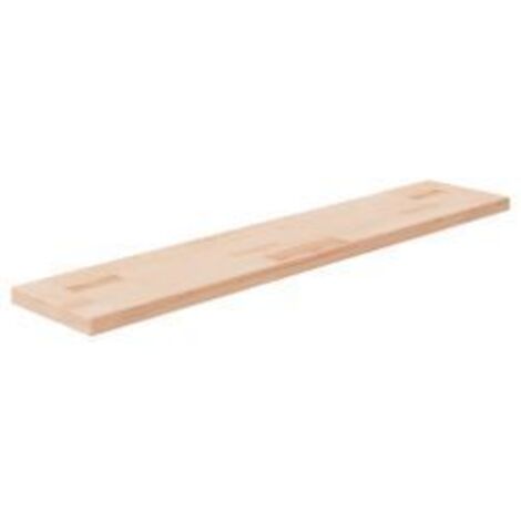 Panneau d'étagère 100x20x2,5 Bois de chêne massif non traité
