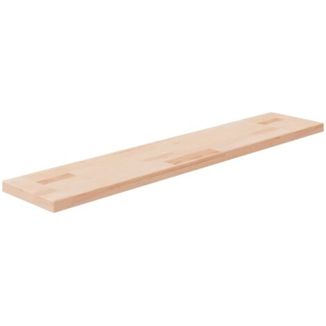 Panneau d'étagère 100x20x2,5 cm Bois de chêne massif non traité vidaXL