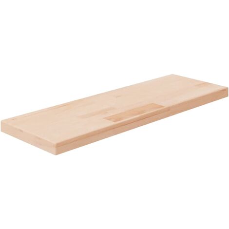 Panneau d'étagère  Meuble Étagère Meuble de rangement 60x20x2,5 cm Bois de chêne massif non traité 80233