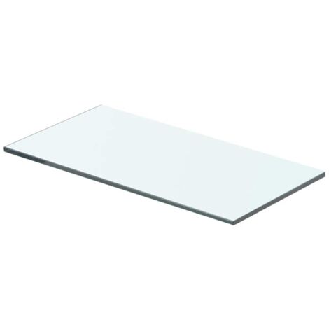 Panneau d'étagère  Meuble Étagère Meuble de rangement Verre transparent 40 x 15 cm 30782