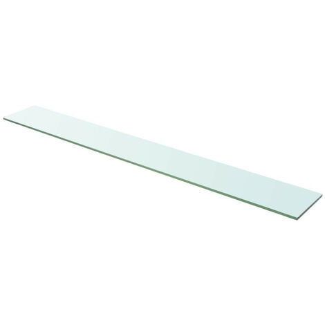 Panneau d’étagère Verre transparent 110x15