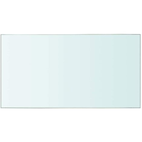 Panneau d’étagère Verre transparent 30 x 12 cm