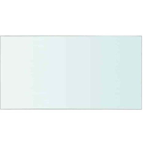 Panneau d’étagère Verre transparent 30 x 15 cm