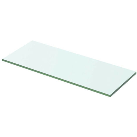 Panneau d’étagère Verre transparent 50x15