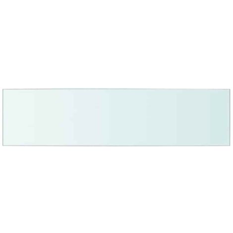 Panneau d’étagère Verre transparent 60 x 15 cm