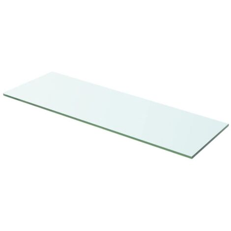 Panneau d’étagère Verre transparent 60x15