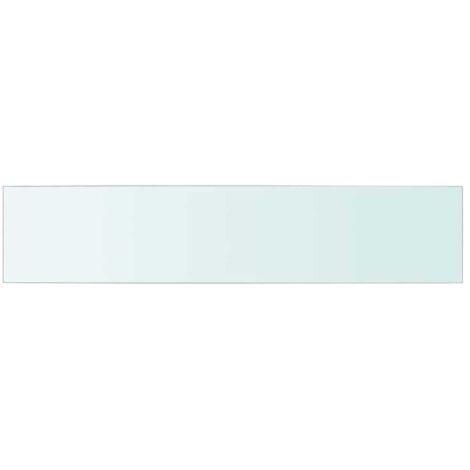 Panneau d’étagère Verre transparent 70 x 15 cm