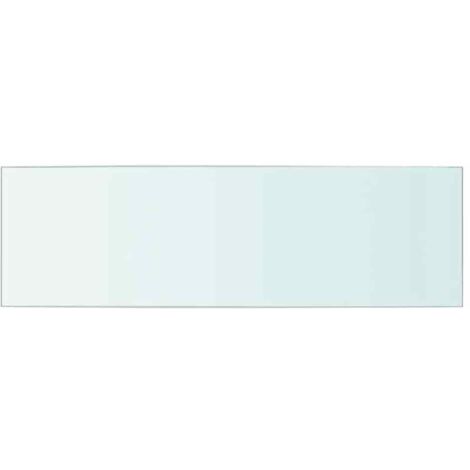 Panneau d’étagère,Étagère flottante Verre transparent 50 x 15 cm CFW46902