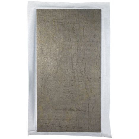 Panneau d'habillage mural 200 x 100 cm x 3 mm en pierre naturelle ardoise claire