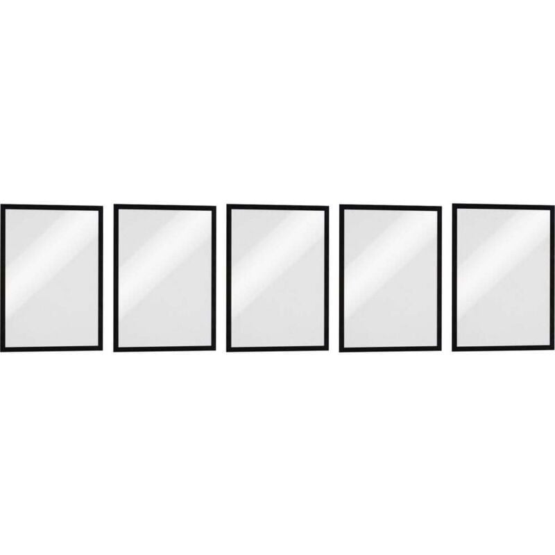 FP - Durable 486901 duraframe magnetic A4 - 4869 Cadres magnétiques din A4 noir (l x h) 238 mm x 324 mm 5 pc(s)
