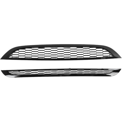 Panneau d'insertion de calandre avant en maille 51137026202, pare-chocs supérieur et inférieur au Look élégant pour R50 R53 R52, noir brillant