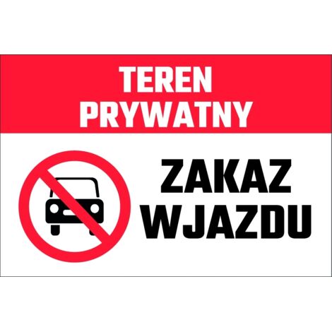 Panneau d'interdiction d'accès 20x30 cm PVC T025