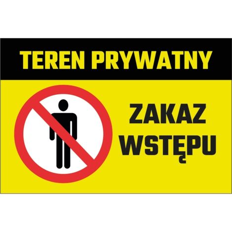 Panneau d'interdiction d'accès 20x30 cm PVC T027