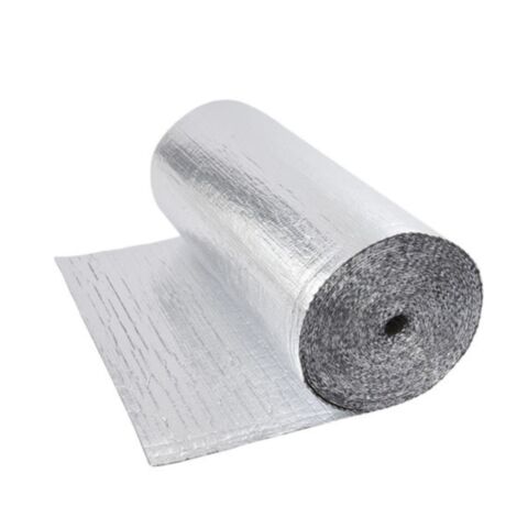 Panneau d'isolation thermique réfléchissante multicouche 0,6x5m – 4 couches aluminium et mousse – Économie d'énergie été/hiver – Installation rapide – Fun & Go
