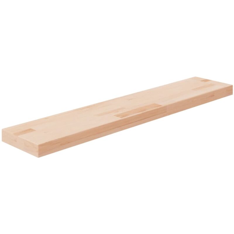 Vidaxl - Panneau d'étagère 100x20x4 cm Bois de chêne massif non traité