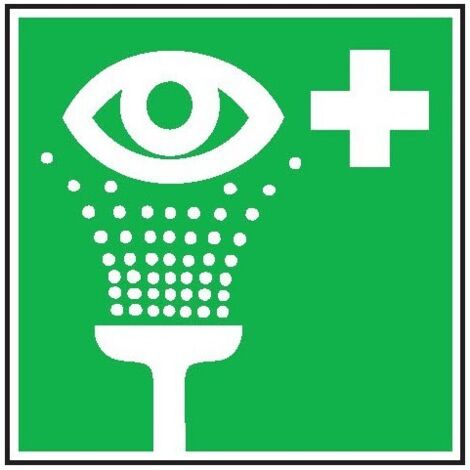 Panneau d'urgence film 150x150mm