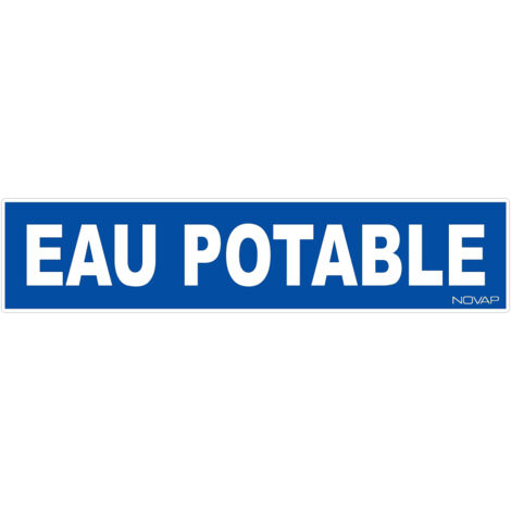 Panneau Eau potable - Rigide 330x75mm - 4120294
