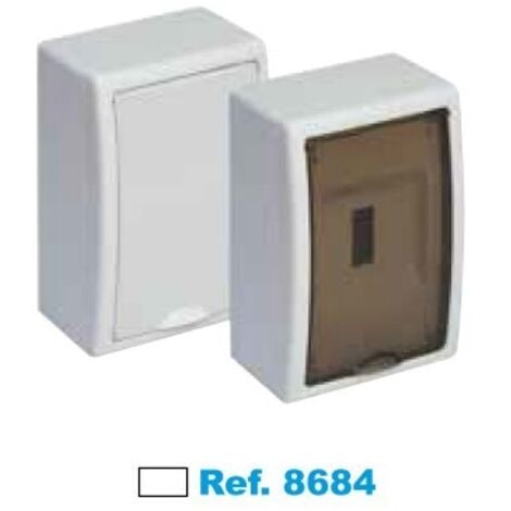 Panneau électrique de surface 4 éléments blanc Solera Arelos 8684