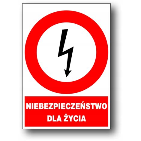 Panneau électrique ZEZ/A-1 DANGER DE VIE