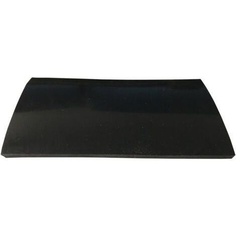 Panneau en caoutchouc B.1.4m L.10m épaisseur.3mm noir EPDM/SBR avec insert de tissu ITES (Par 14)