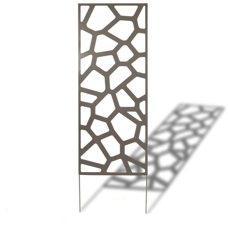 Nortene - Panneau en métal Deco Panel ardoise - 0,60 x 1,50 m- pose murale ou sur sol meuble