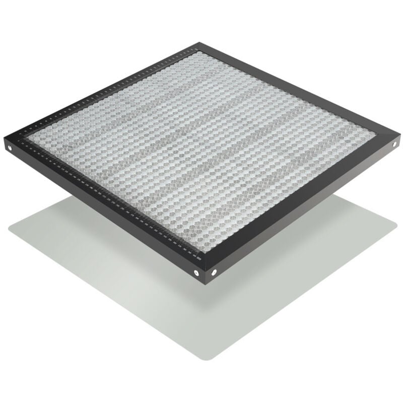 Swanew - Panneau en nid d'abeille Table de travail en nid d'abeille laser 400x400mm nid d'abeille en aluminium