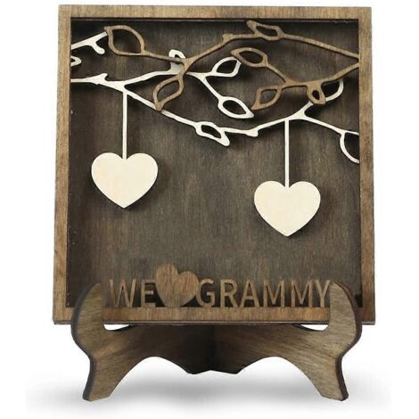 Panneau familial personnalisé pour maman, cadre en bois personnalisé pour arbre à papa G--