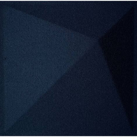 Panneau feutrine - Diamant bleu nuit - 40x40x4,5 cm - 0,16m²