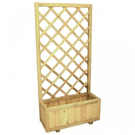 Panneau grillagé Blinky avec jardinière