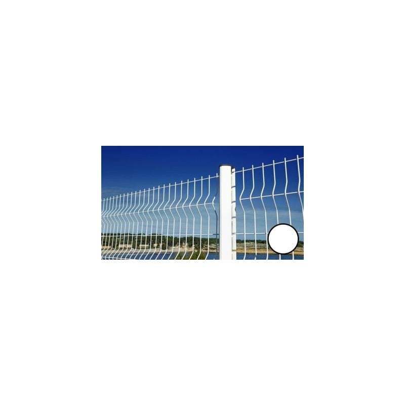 Cloture&jardin - Grillage Rigide Blanc - jardimalin - Fil 4mm - 1,03 mètre - Blanc (ral 9010)