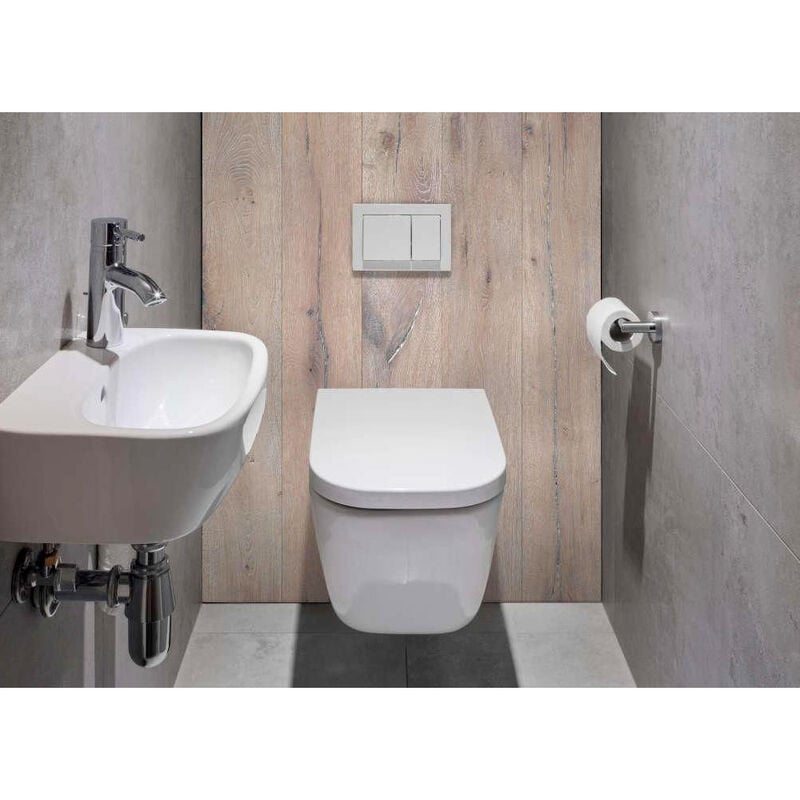 Panneau habillage bâti-support batipanel Bois chêne mat, largeur 120 cm x hauteur 150 cm, ep. 3 mm