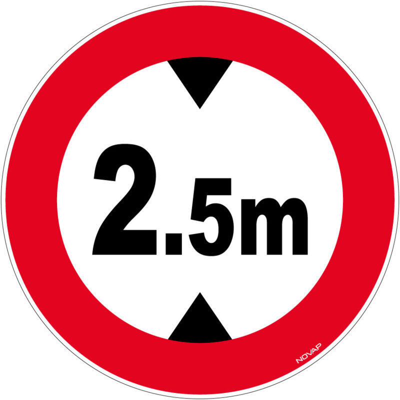 Novap - Panneau Hauteur limitée à 2,5m - Rigide Ø450mm - 4080291