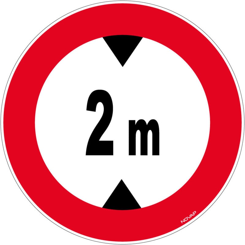 Novap - Panneau Hauteur limitée à 2m - Rigide Ø450mm - 4080420