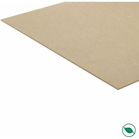 Panneau HDF 1200 x 600 x 3 mm 1 face lisse 1 face non lisse - FSC mixte 70%