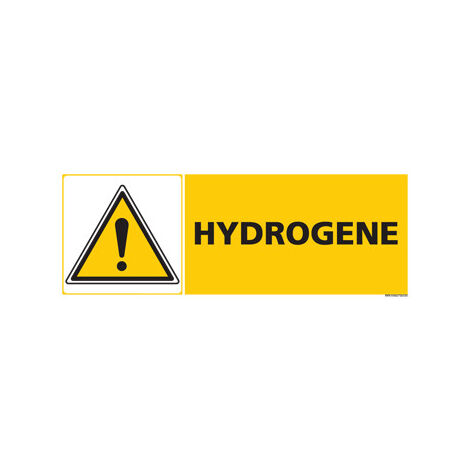 Panneau HYDROGENE (C0412) - Adhésif - 210 x 75 mm