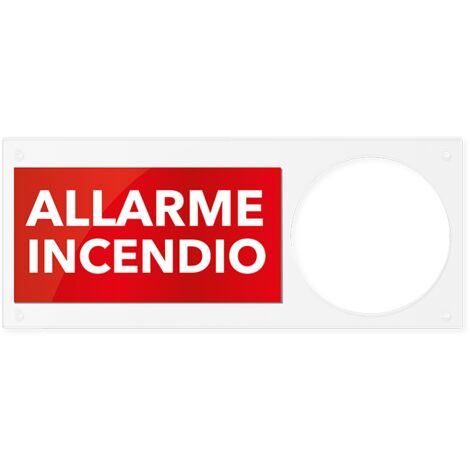 Panneau Indicateur Comelit Alarme Incendie Plexiglass 48PIN000