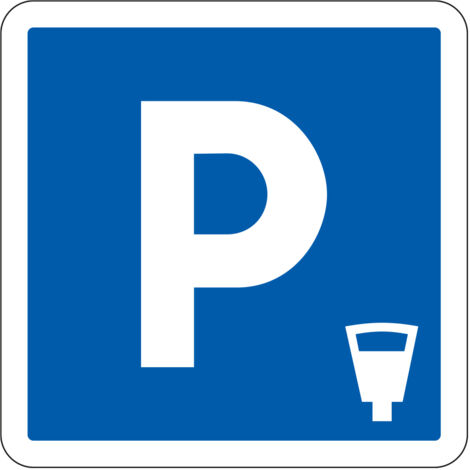 Panneau Indication C1c – Stationnement payant aménagé – Carré Classe 1 350 mm – Gamme ECOLIGN