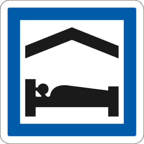 Panneau Indication CE5b – Chambre d'hôtes ou gîte – Gamme ECOLIGN – Classe 1 – 350 mm